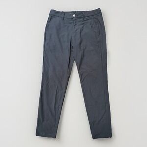 Primo Pants Mens 32x28 Gray Performance Stretch Trousers Modern Ankle Zip Golf